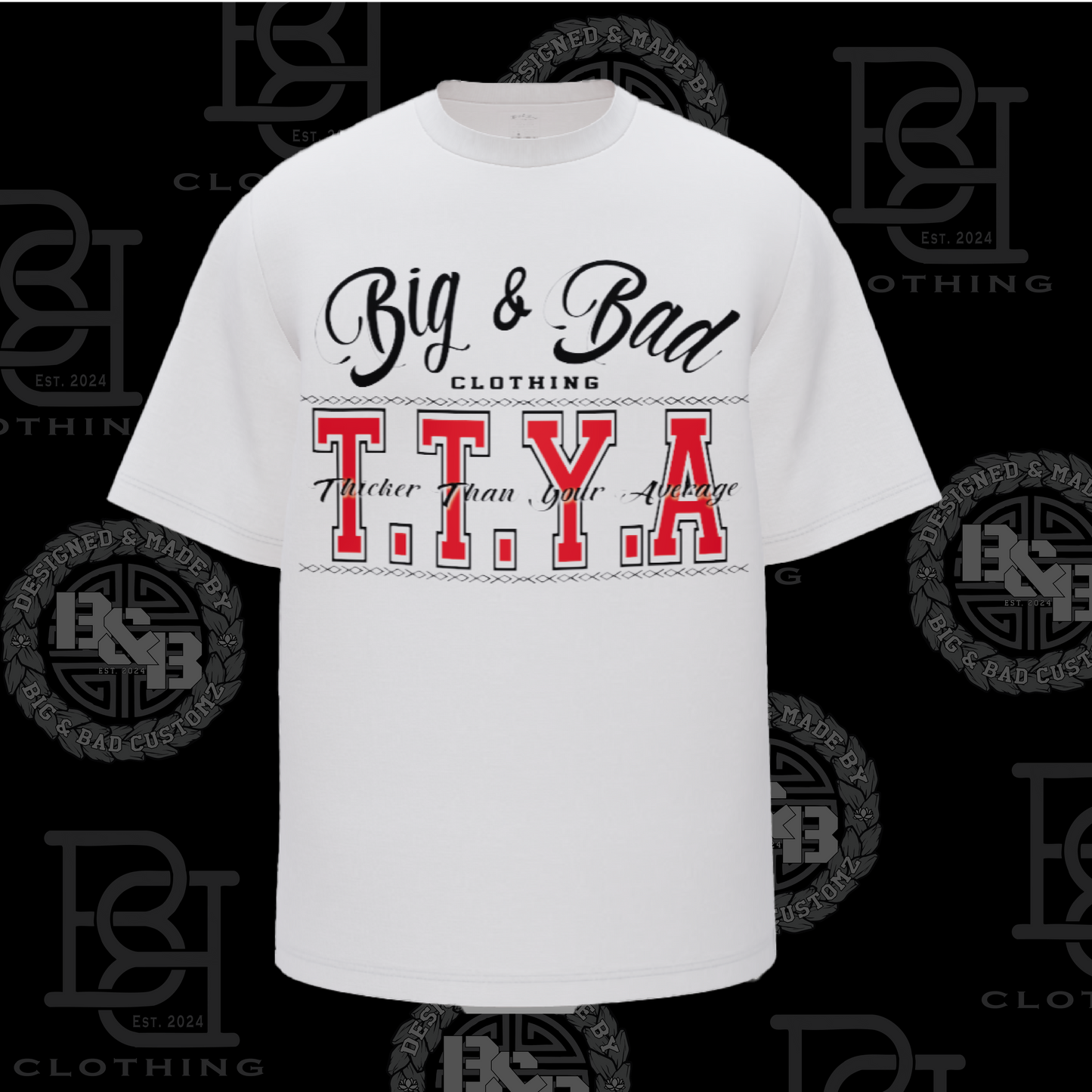 PLUS SIZE - TTYA - WHITE TEE