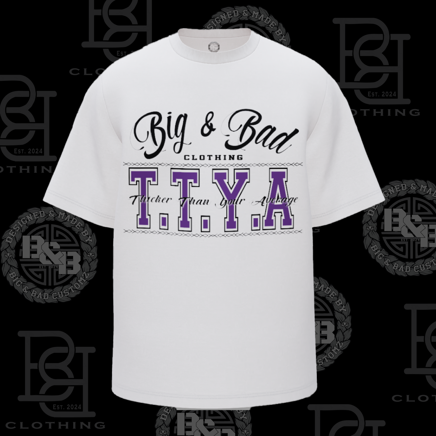 PLUS SIZE - TTYA - WHITE TEE