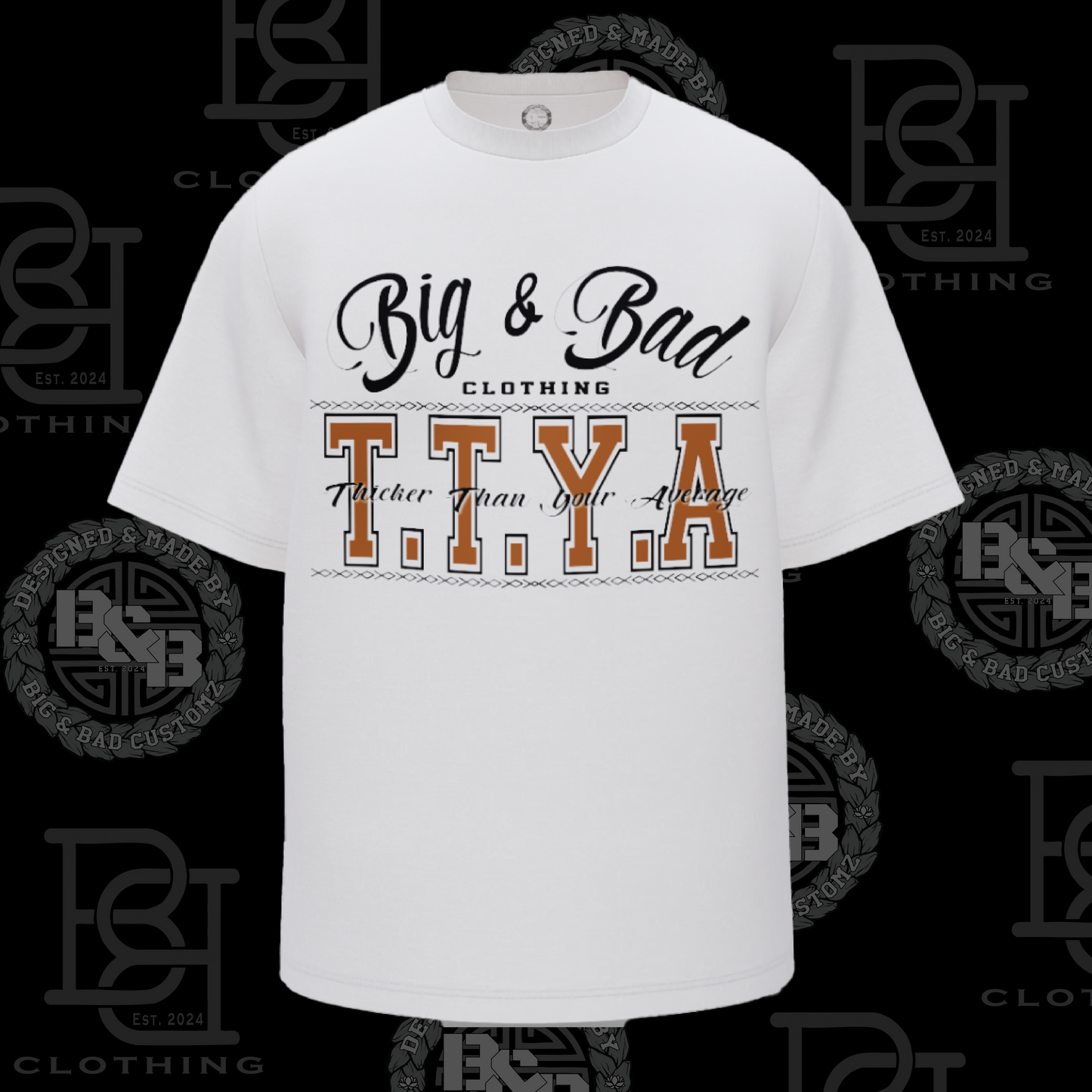 PLUS SIZE - TTYA - WHITE TEE