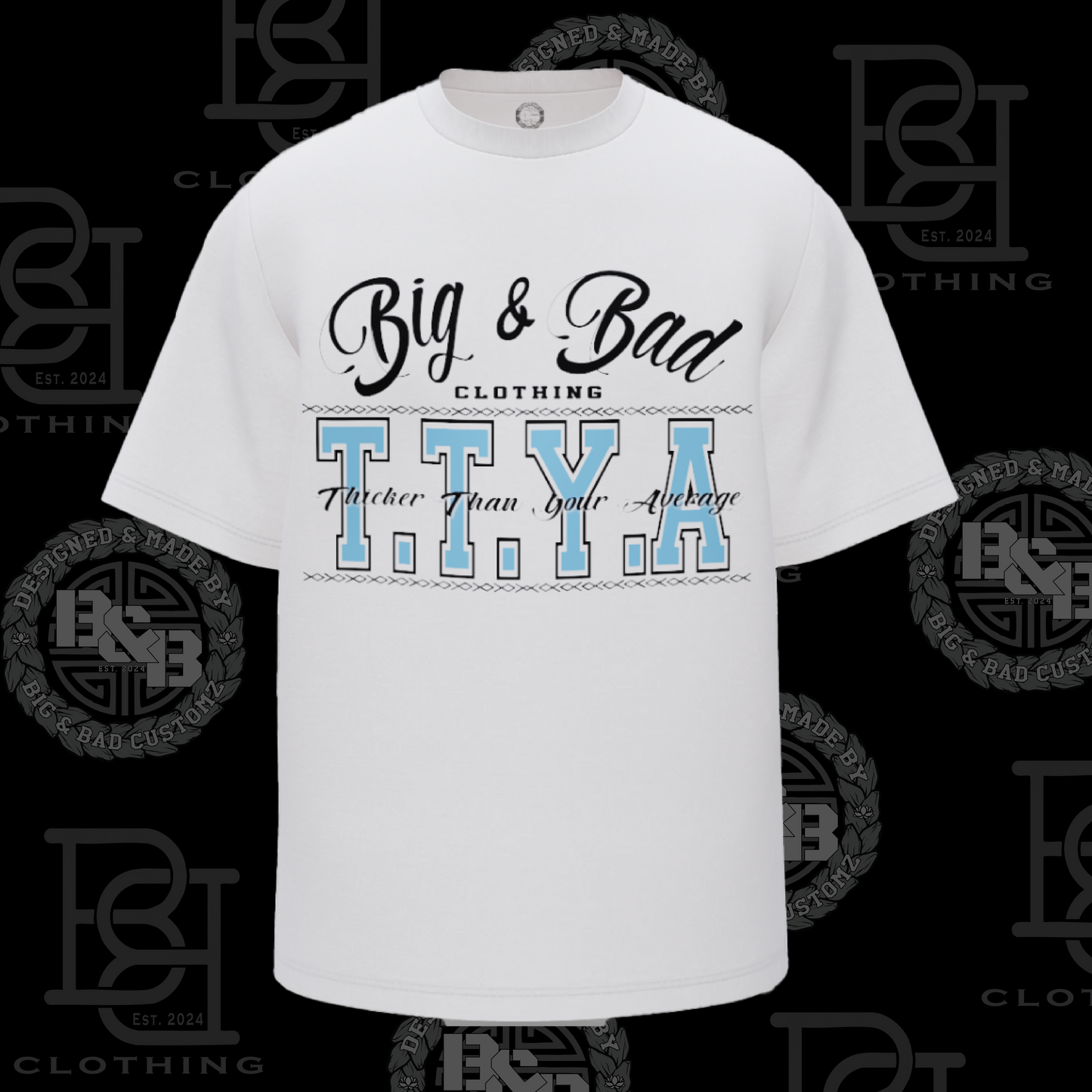 PLUS SIZE - TTYA - WHITE TEE