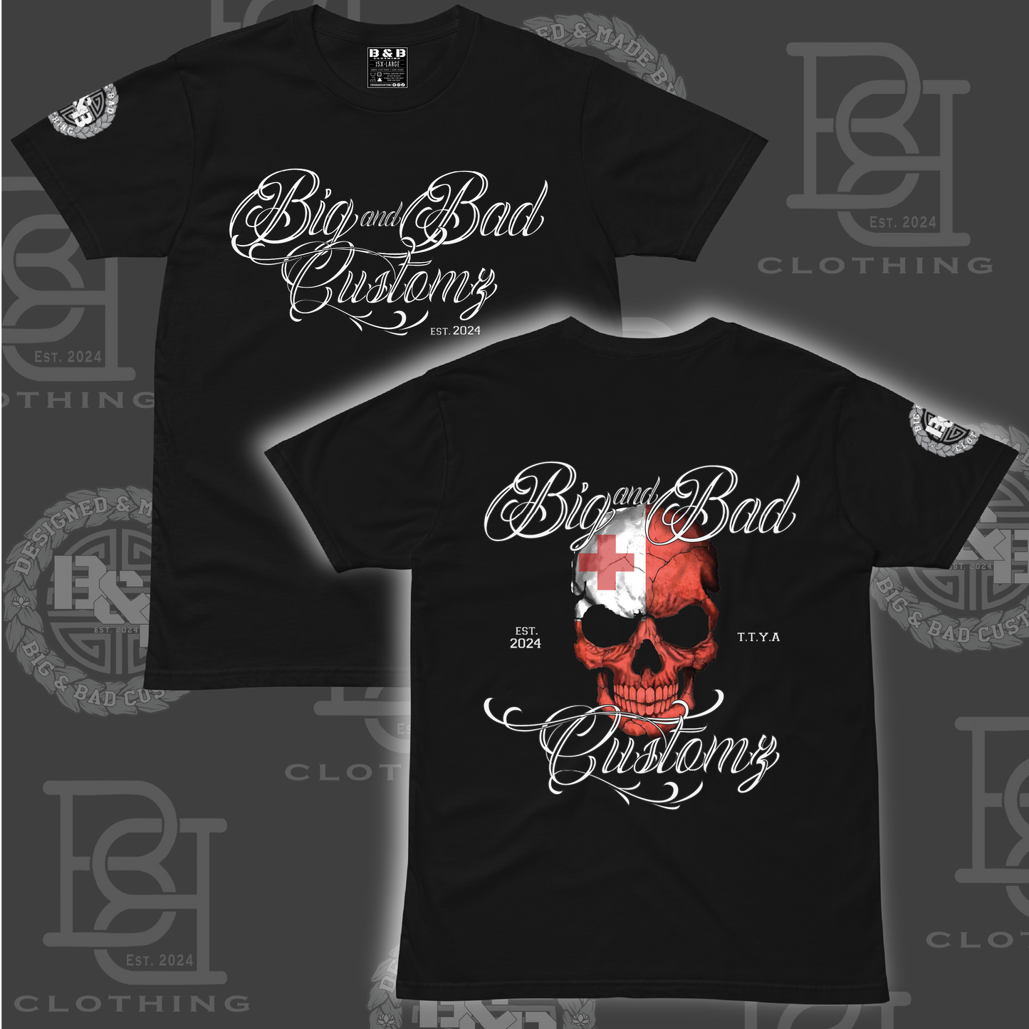 BIG&BAD CUSTOMZ SIGANTURE - TONGAN SKULL