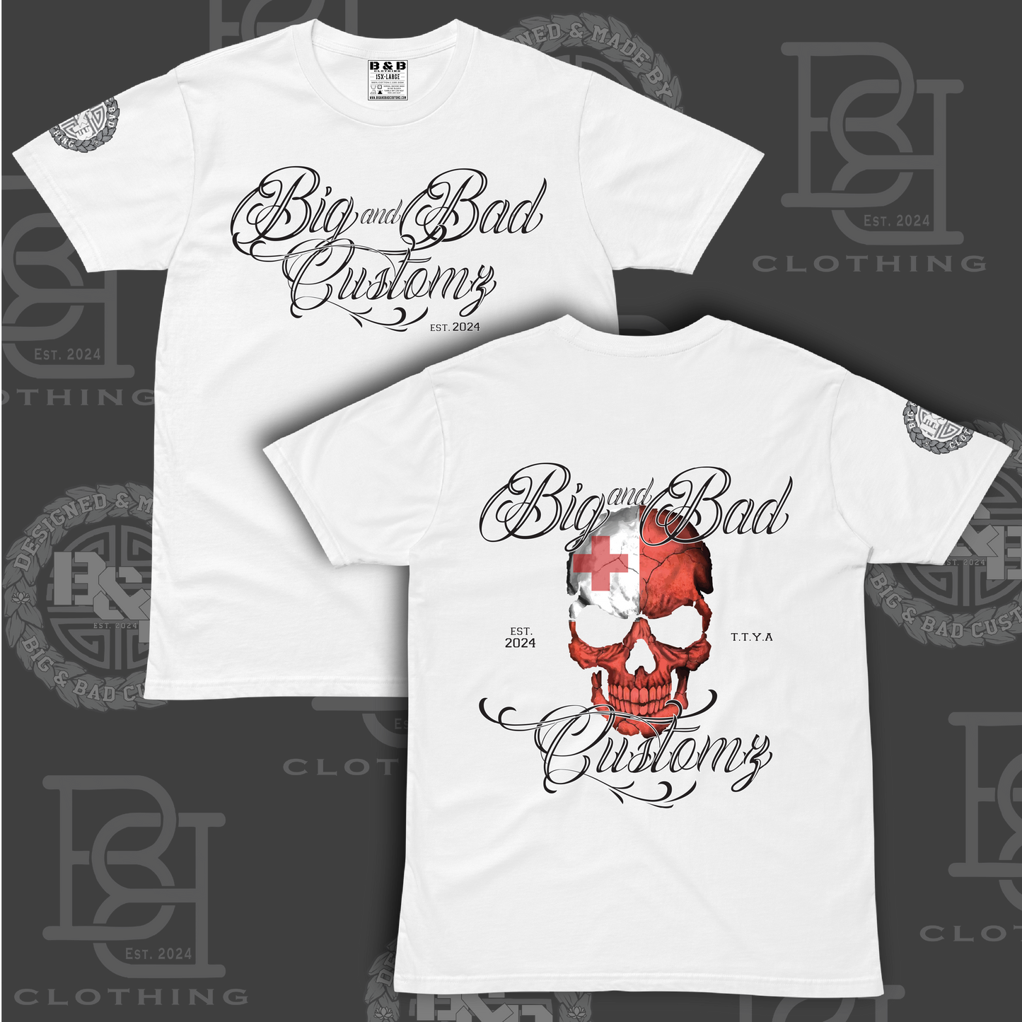BIG&BAD CUSTOMZ SIGANTURE - TONGAN SKULL