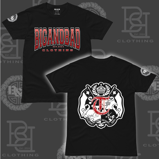 BIG&BAD CLOTHING – RED TONGAN EMBLEM EDITION
