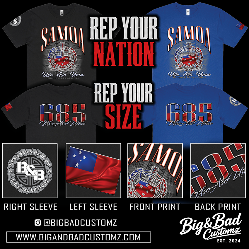 SAMOA - REP YOUR NATION Tee