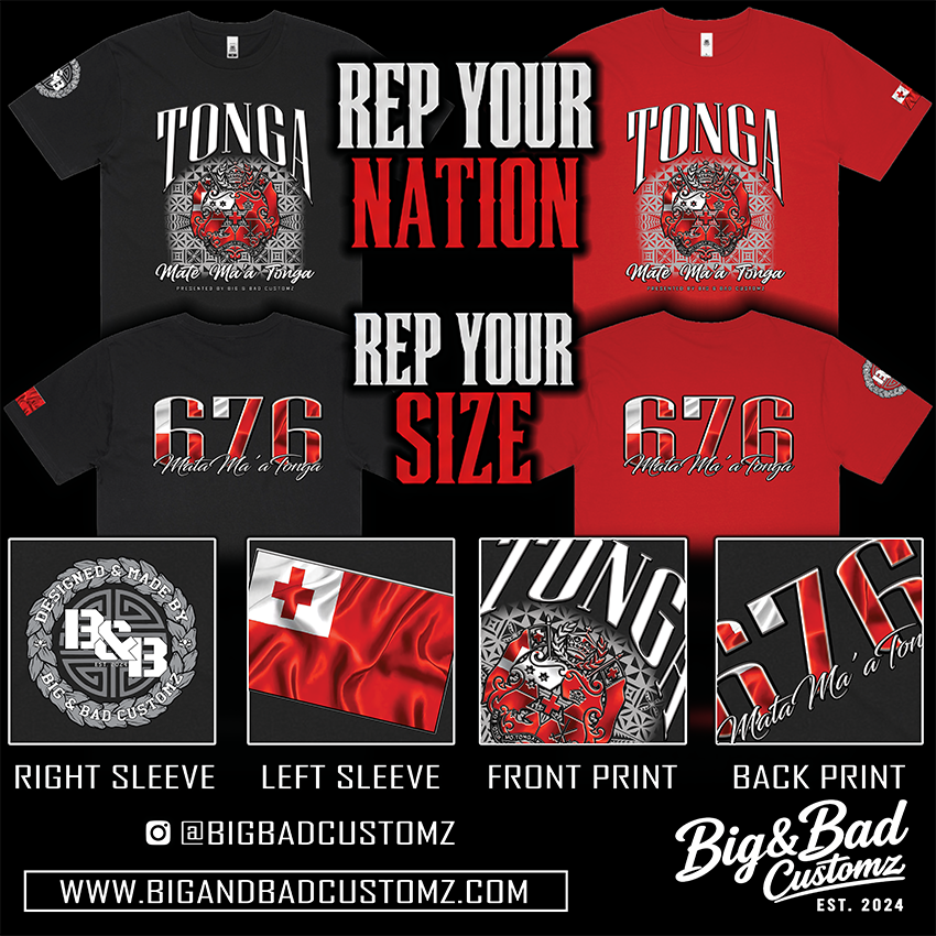 TONGA - REP YOUR NATION Tee