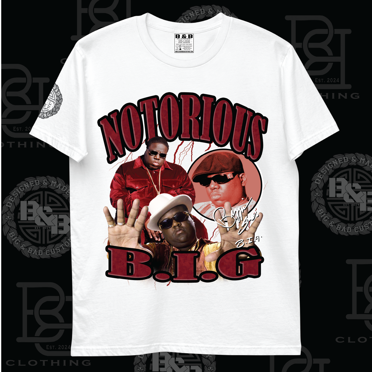 NOTORIOUS B.I.G (BIGGIE SMALLS) VINTAGE BOOTLEG TEE